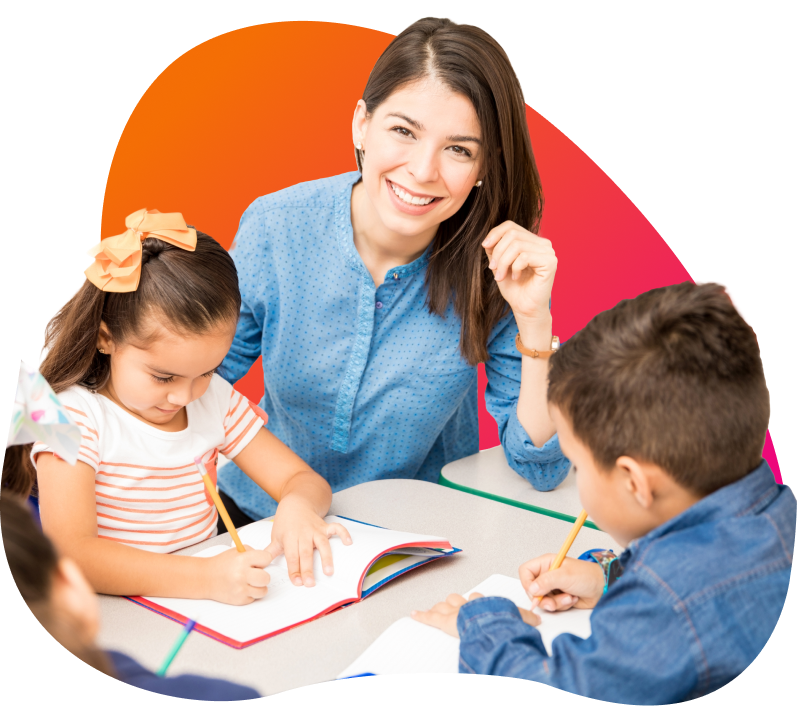 Educadora amb infants