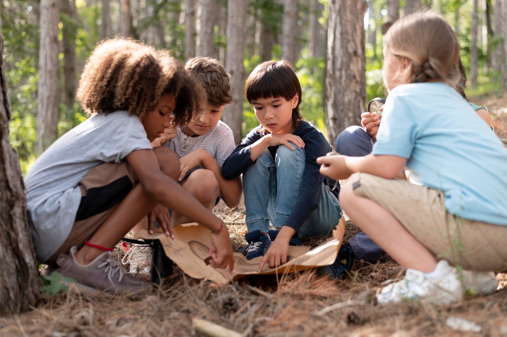 Forest schools: quan la classe té lloc a l'aire lliure