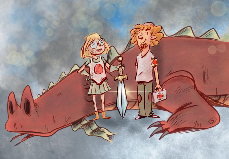 Jordina, Jordi y el Dragón