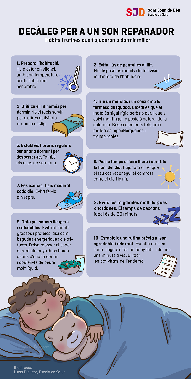 Decàleg per a un son reparador